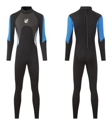 BW-WT-03 Full Wetsuit Blue Panels