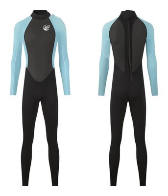 BW-WT-04 Full Wetsuit Turquoise Sleeves